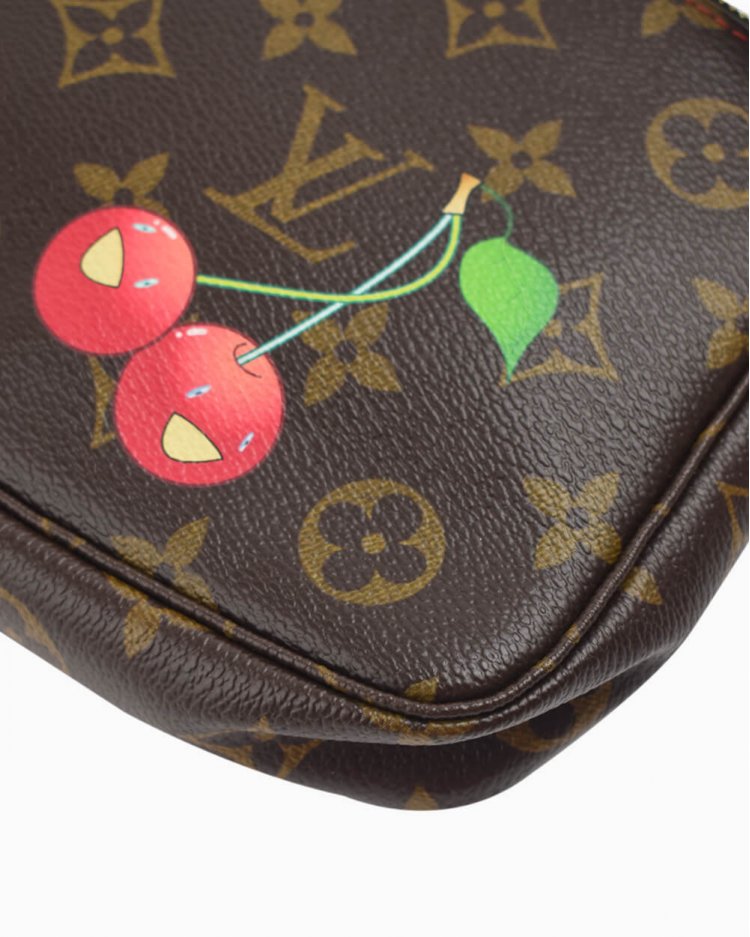 Bolsa Louis Vuitton original pochette Murakami Cherry Monograma